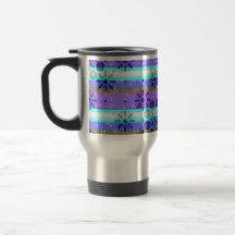 Estrella y copo de nieve tazas de café