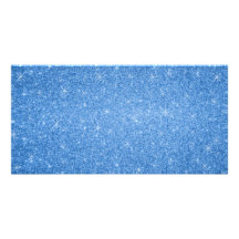 Estrellas azules del brillo tarjeta fotografica  