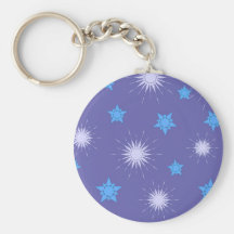 Estrellas azules llavero personalizado