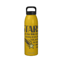 estrellas botella de beber