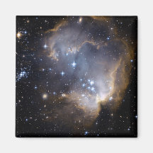 Estrellas brillantes de NGC 602 en la vía láctea Imán Para Frigorífico