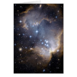 Estrellas brillantes de NGC 602 en la vía láctea Tarjetas
