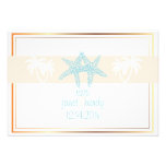 Estrellas de mar azules del rsvp de PixDezines, fi invitaciones