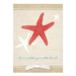 Estrellas de mar rojas + El boda del destino de la Anuncios Personalizados