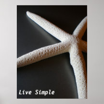 Estrellas de mar simples vivas del ~ impresiones