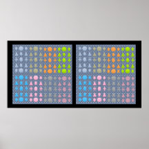 Estrellas de NOVINO y modelos 2 de las formas Poster