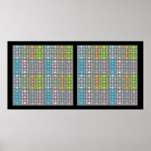 Estrellas de NOVINO y modelos 2 de las formas Poster