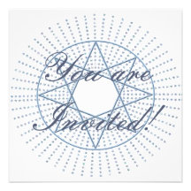 Estrellas de Octogram Invitacion Personalizada