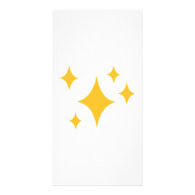 Estrellas de oro tarjeta fotográfica