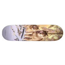 "Estrellas debajo de la nieve " Patinetas Personalizadas