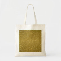 Estrellas del brillo del oro bolsas lienzo