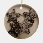 Estrellas del caramelo de chocolate ornamento para reyes magos