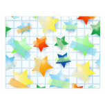 Estrellas del papel, postal