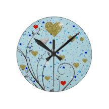 estrellas femeninas del amor relojes de pared