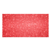 Estrellas rojas del brillo tarjeta fotográfica