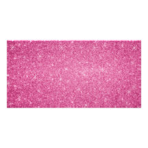 Estrellas rosadas del brillo tarjetas fotograficas personalizadas