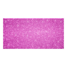 Estrellas rosadas del brillo tarjetas fotograficas personalizadas