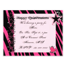 Estrellas rosadas Quinceanera de los corazones del Comunicados Personales