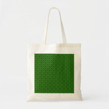 Estrellas verdes claras atractivas en surfac verde bolsa lienzo