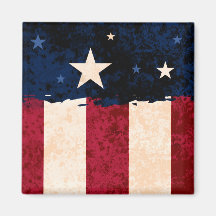 Estrellas y bandera americana de los E.E.U.U. del  Iman