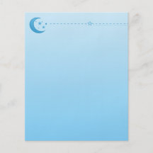 Estrellas y efectos de escritorio de la luna tarjetas publicitarias