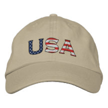 Estrellas y gorra bordados los E.E.U.U. de las ray Gorras Bordadas