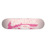 Estrellas y logotipo de Supergirl Monopatines Personalizados