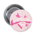 Estrellas y logotipo de Supergirl Pin