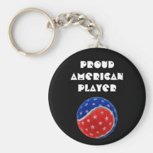 Estrellas y pelota de tenis de las rayas - jugador llavero personalizado