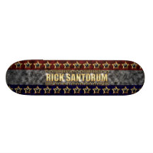 Estrellas y rayas de Rick Santorum Tablas De Skate