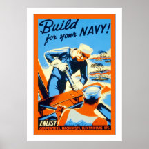 ¡Estructura para su marina de guerra! Segunda Guer Poster