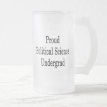 Estudiante orgulloso de la ciencia política taza