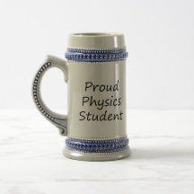 Estudiante orgulloso de la física taza