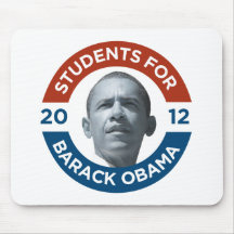 Estudiantes para Barack Obama 2012 Tapete De Ratón