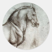 Estudio de caballos pegatinas  