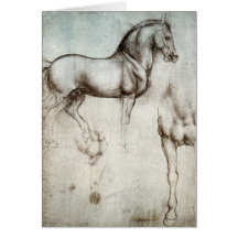 Estudio de caballos tarjeta