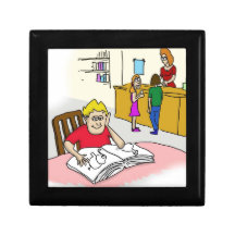 Estudio de la preparación de la educación del post caja de recuerdo