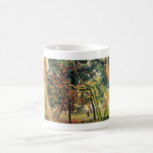 Estudio de los árboles de pino Vincent van Gogh Taza