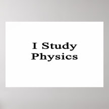 Estudio la física poster