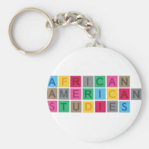 Estudios afroamericanos llavero personalizado