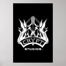 Estudios de la cripta 24"" poster x36