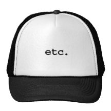 etc. gorros bordados