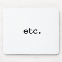 etc. tapete de ratón