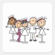 ethnicnurses344.png calcomanías cuadradass
