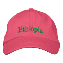 Etiopía modificó el gorra para requisitos particul gorra de beisbol