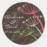 Etiqueta autoadhesiva de encargo del boda de los d