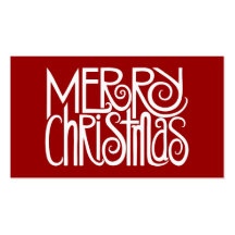 Etiqueta blanca del regalo de las Felices Navidad Plantillas De Tarjeta De Negocio