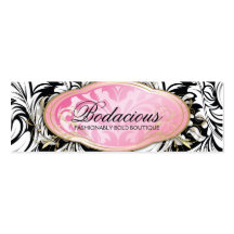 Etiqueta colgante pródigo del boutique Bodacious 3 Tarjetas De Visita