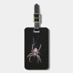 Etiqueta cruzada del equipaje del ~ de la araña etiquetas bolsa