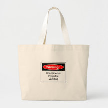 Etiqueta de advertencia bolsa de mano
